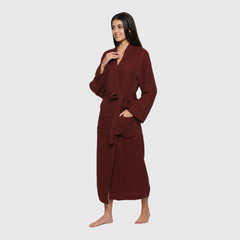 Womens 4 Layer Gauze Bath Robes