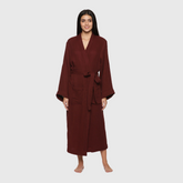 Womens 4 Layer Gauze Bath Robes