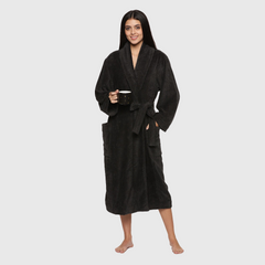 Women's Velour Finish Terry Bath Robes