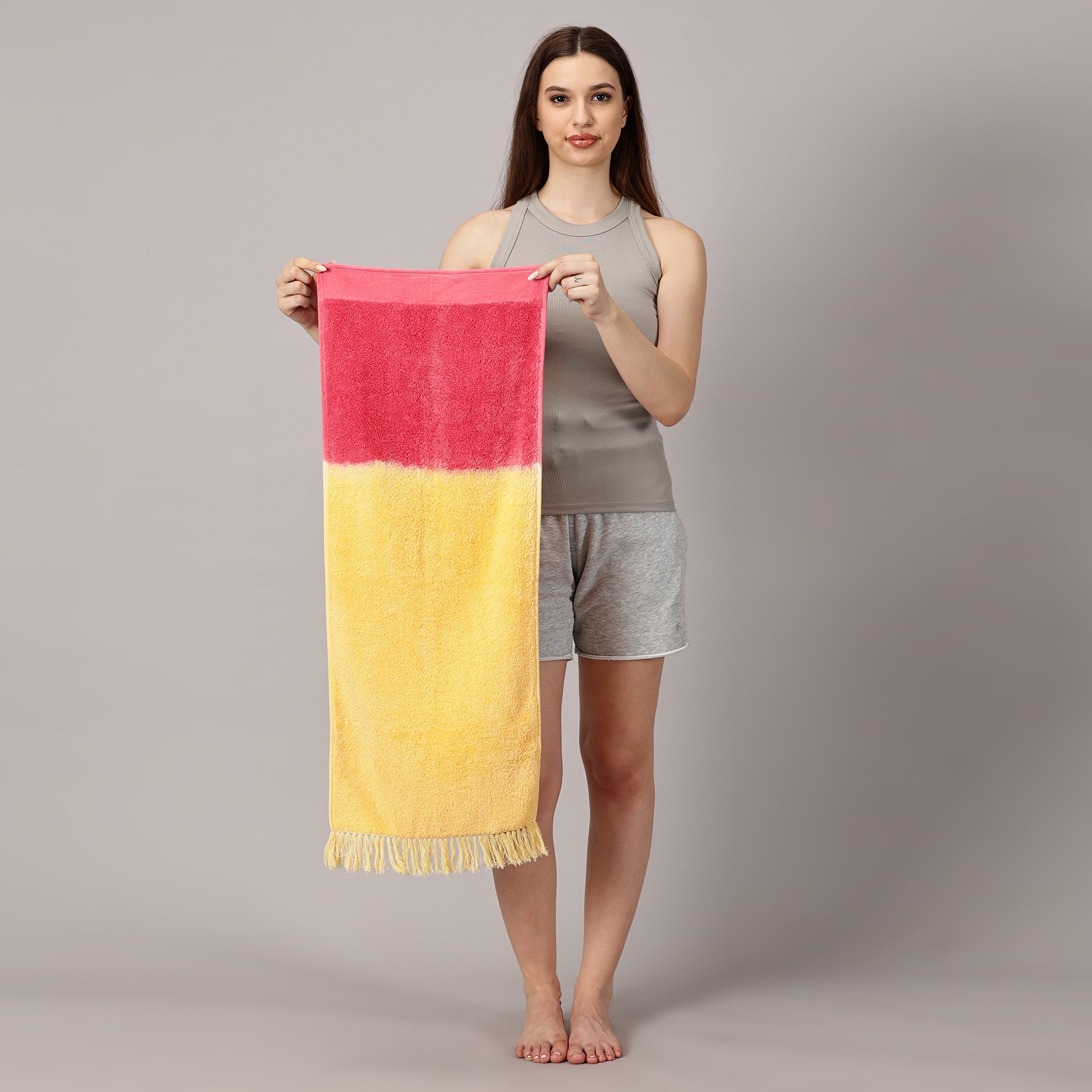 Super Soft Terry Bath Towel and Face Towel Set for Men and Women