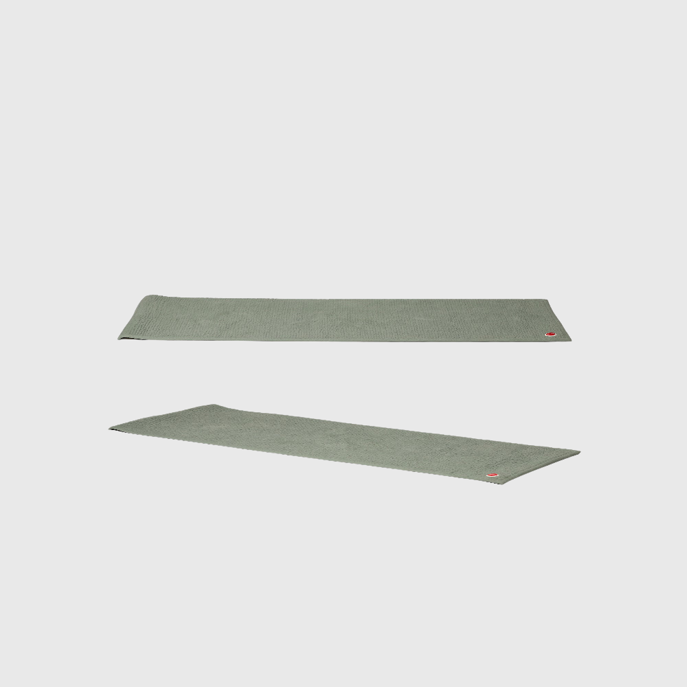 100% Cotton Yoga Mat With Anti Slip Bottom Natural Rubber