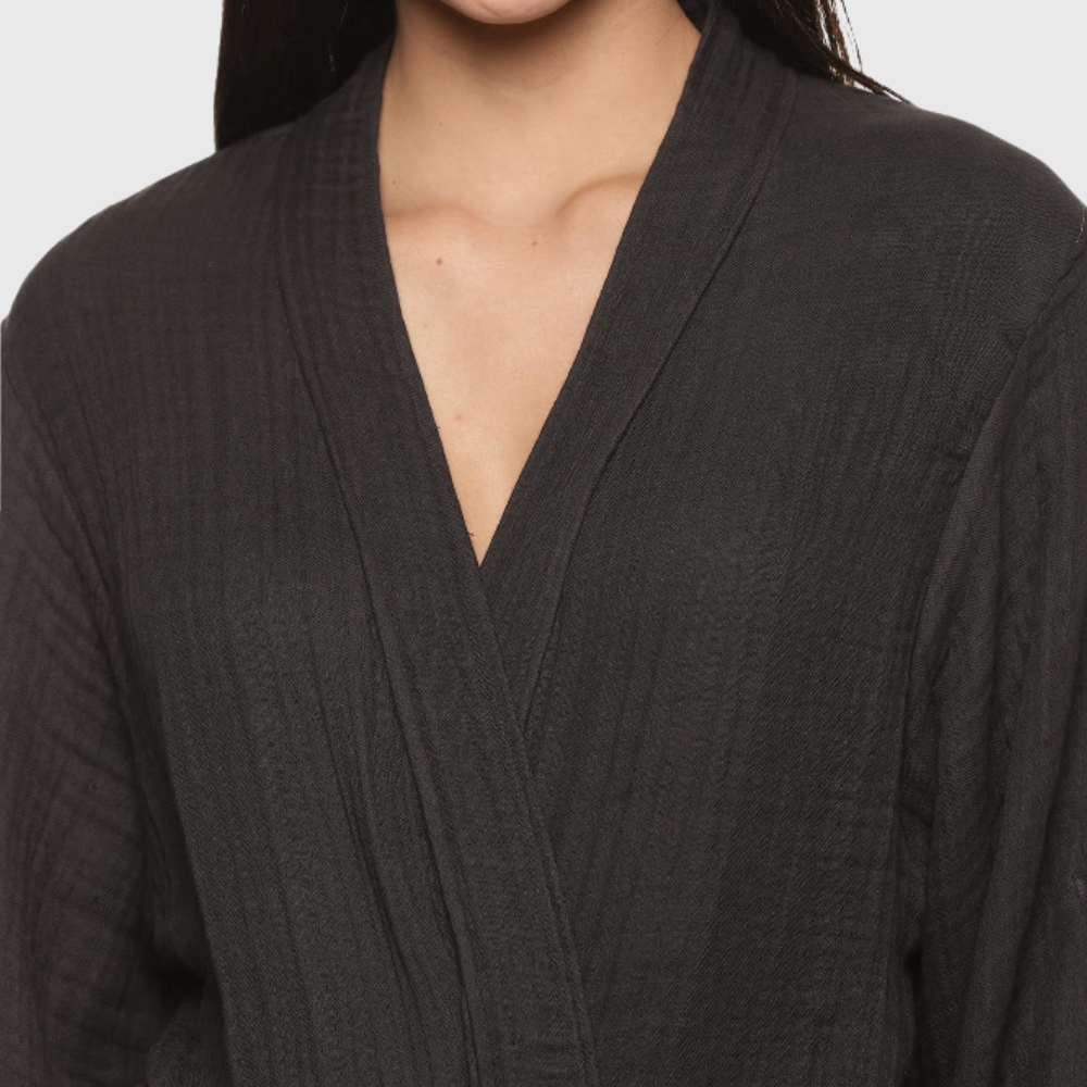 Womens 4 Layer Gauze Bath Robes
