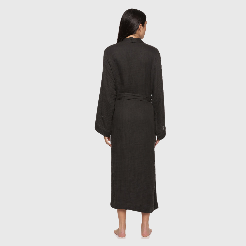 Womens 4 Layer Gauze Bath Robes