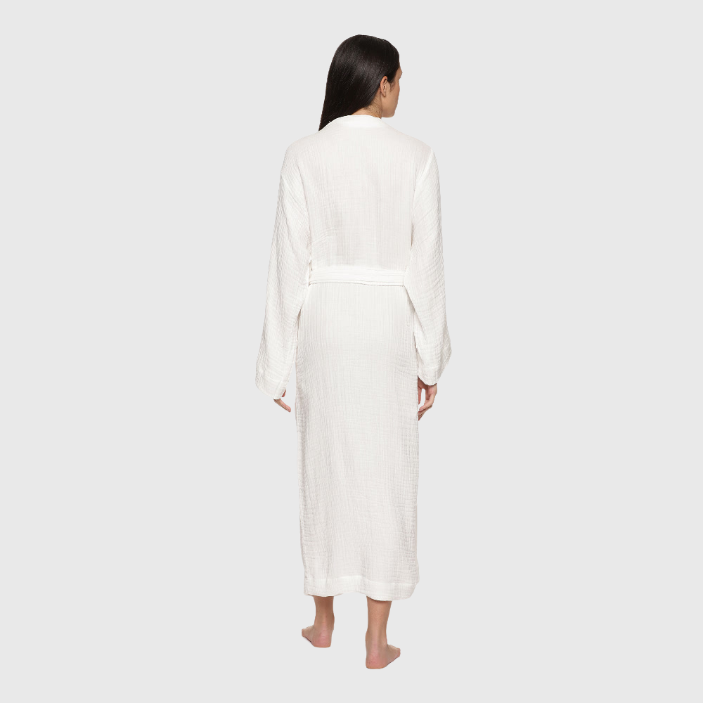 Womens 4 Layer Gauze Bath Robes