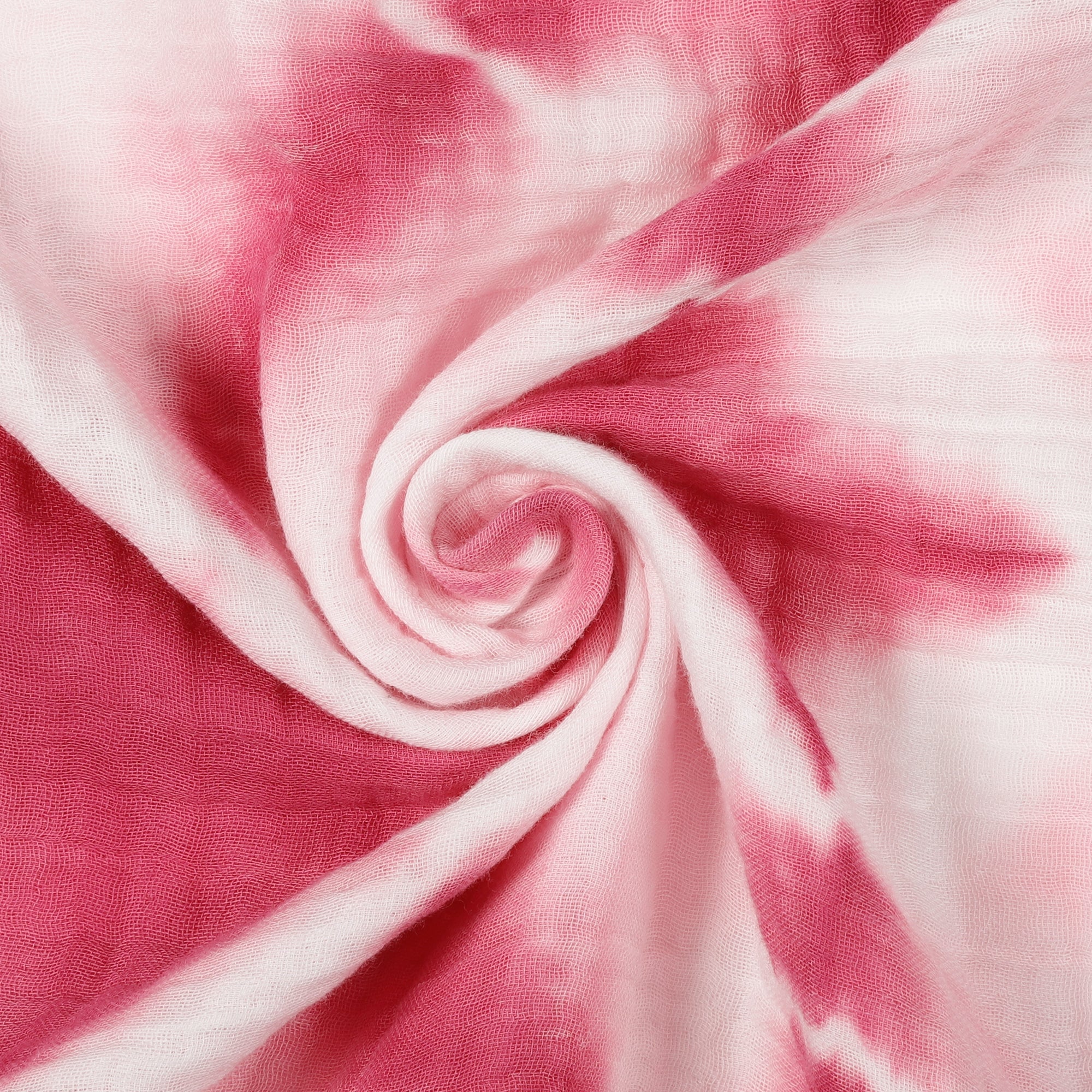 100% Cotton 4-Layer Gauze Bath Towel, Shibori -Japanese Tie & Dye (Set of 2)