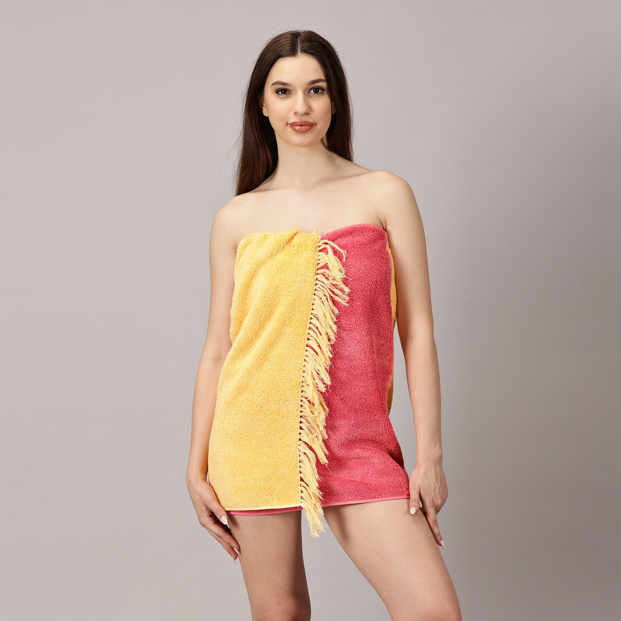 Super Soft Terry Bath Towel and Face Towel Set for Men and Women