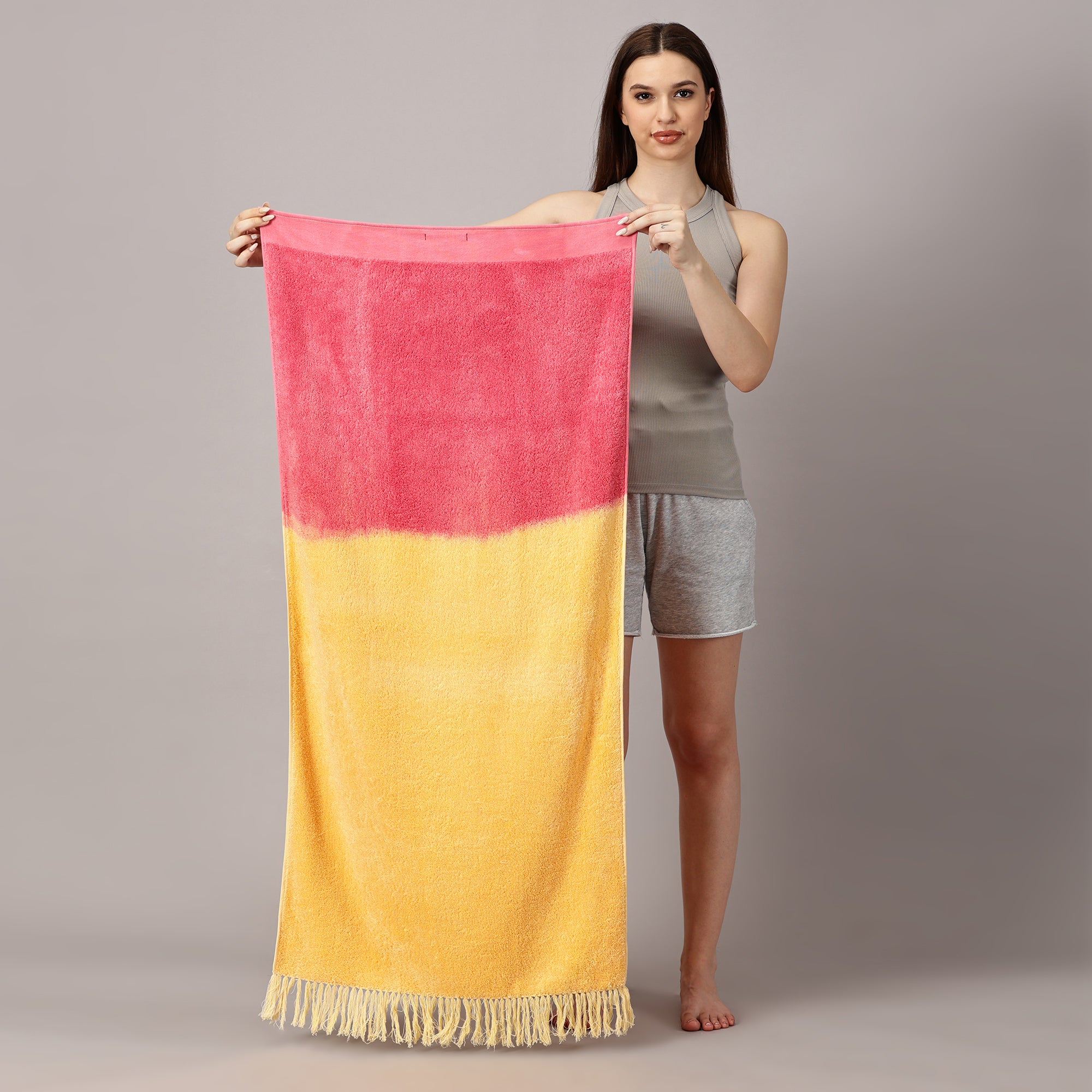 Super Soft Terry Bath Towel and Face Towel Set for Men and Women
